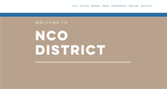 Desktop Screenshot of ncodistrict.org