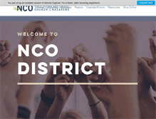 Tablet Screenshot of ncodistrict.org